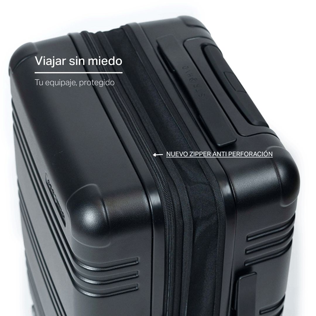 maleta carryon cabina strahyd mexico segura zipper anti robo