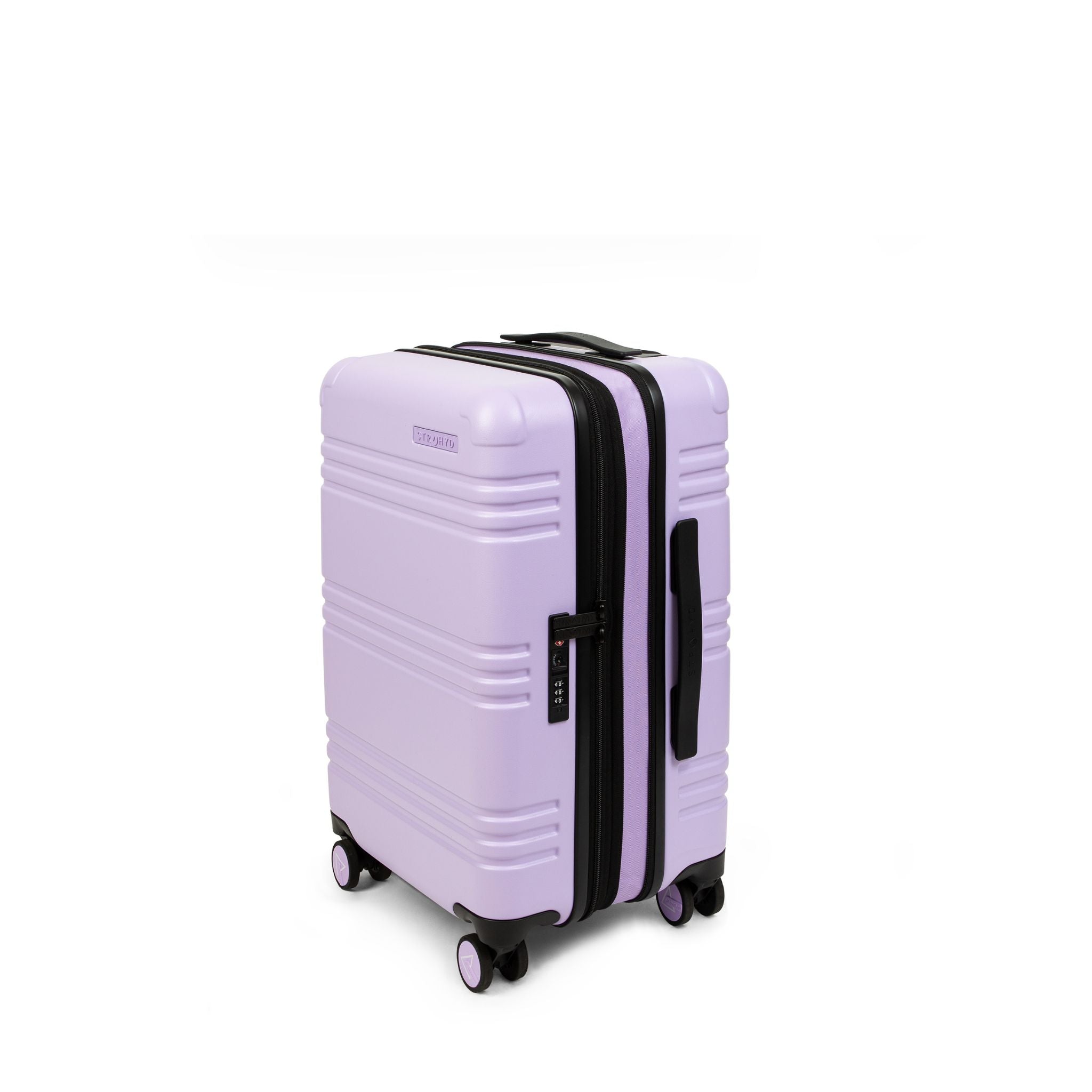 maleta carry on de cabina color lila expansion