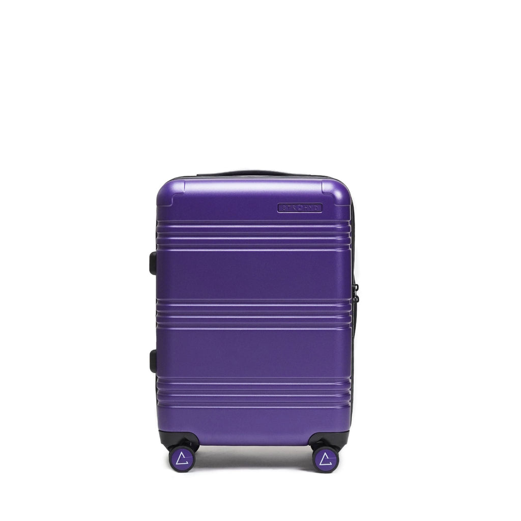 maleta carry on de cabina color morado expansion