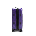 STRAHYD MAX - Maleta Expandible, Carry-On, color morado, vista lateral, ruedas Spinner 360° Hinomoto Silent-Run