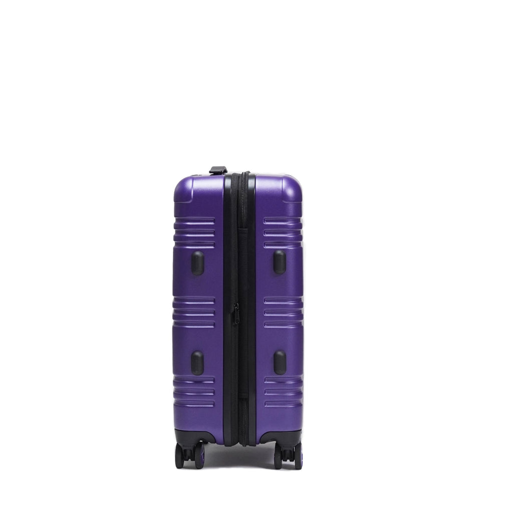 maleta carry on de cabina color morado expansion