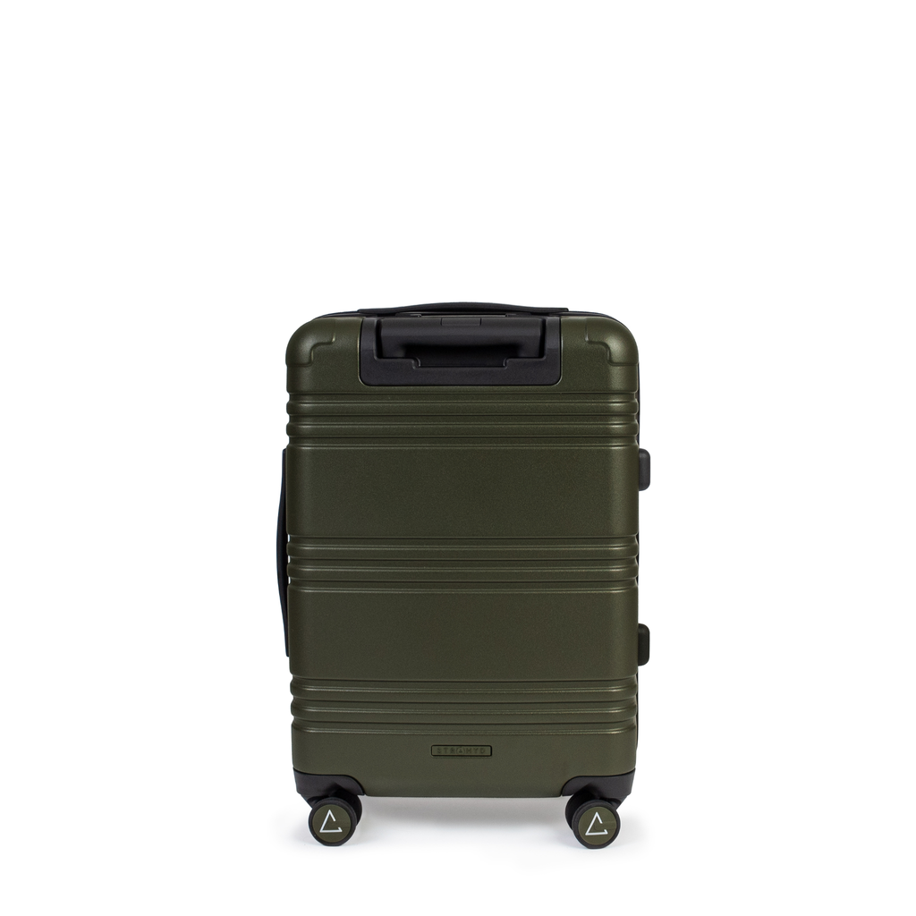 Maleta Carry On de cabina color verde expansion