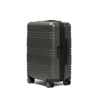 STRAHYD MAX - Maleta Expandible, Carry-On, color verde, vista isométrica, ruedas Spinner 360° Hinomoto Silent-Run, candado TSA