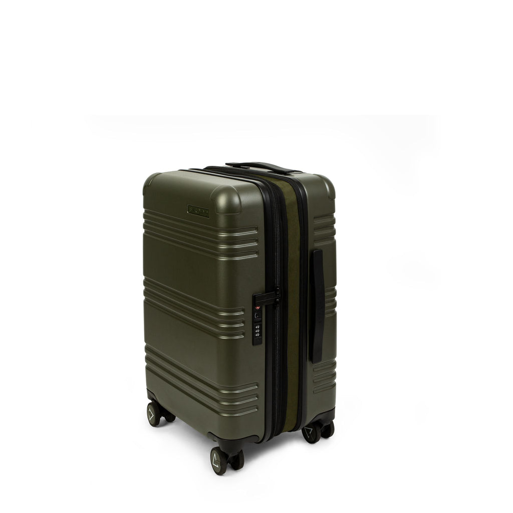 maleta carry on de cabina color verde expansion
