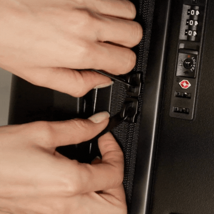 Zipper blindado YKK: resistencia superior a intentos de apertura forzada