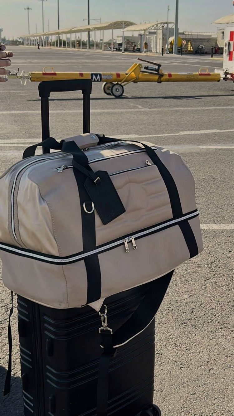 duffle bag strahyd nude convertible backpack