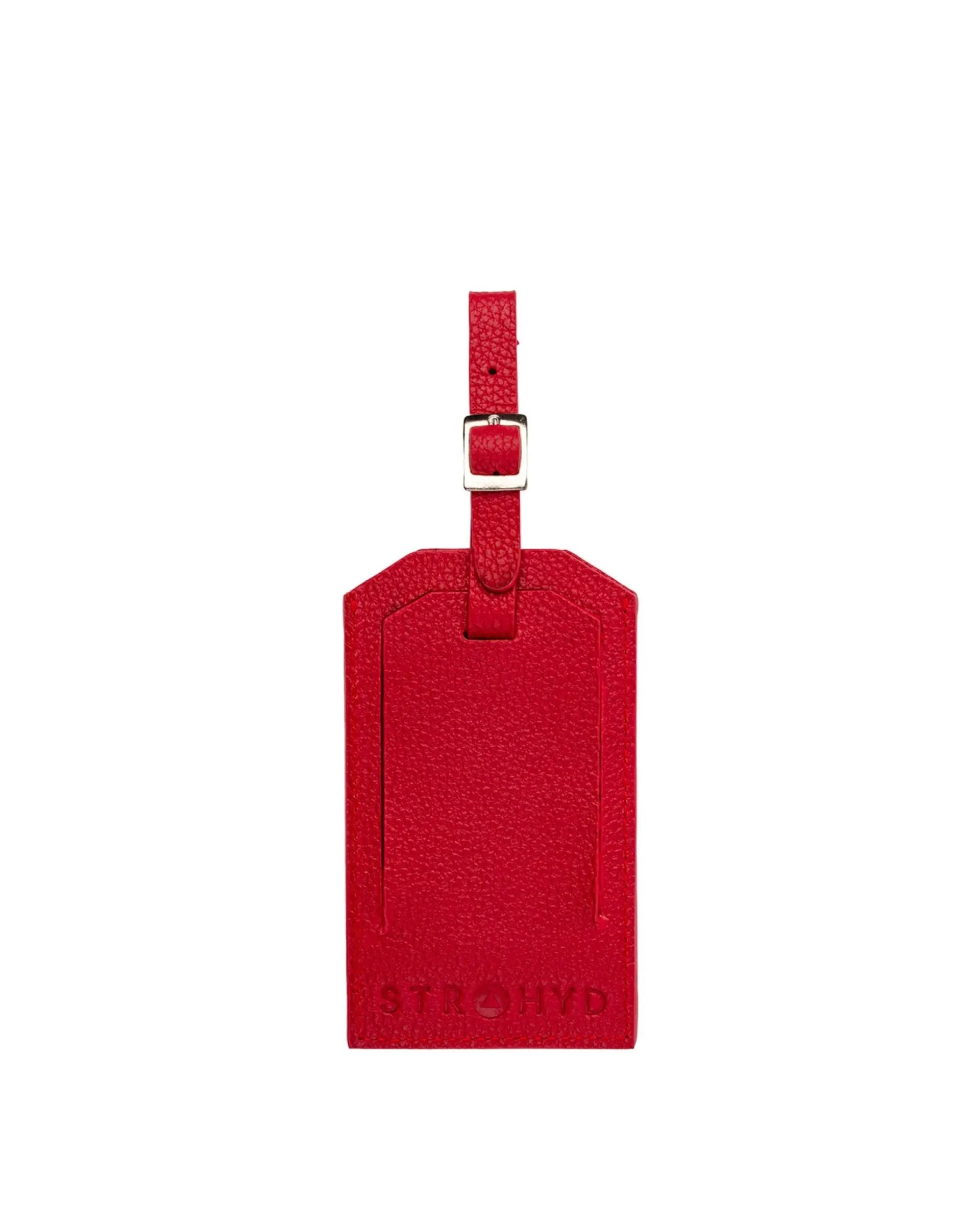 The Id–Tag.5 Perfect Red Etiqueta de equipaje Strahyd