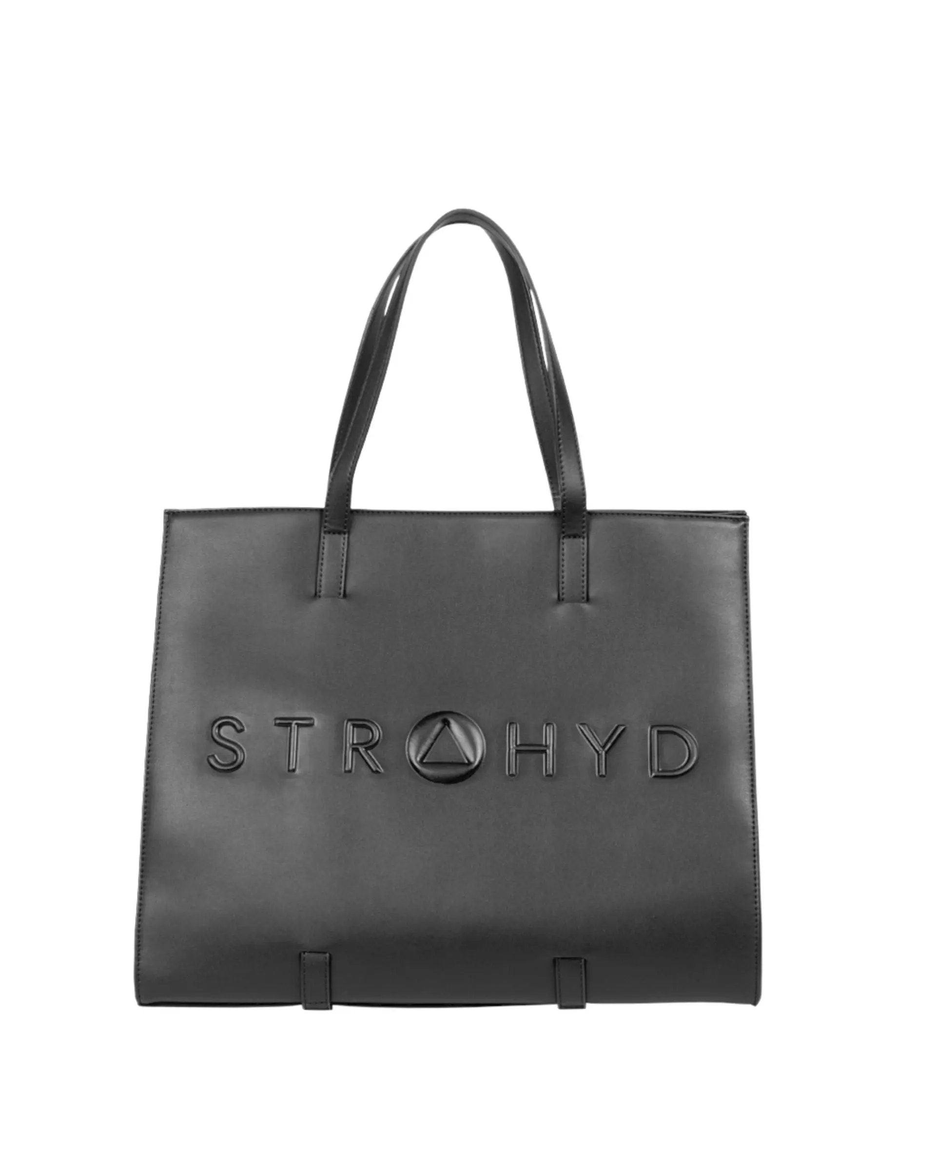 #color_black matte Tote bag de viaje STRAHYD color [black matte] sobre fondo neutro