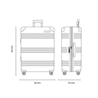 STRAHYD MAX - Maleta Expandible,
Alto: 56 cm, Largo: 39 cm, Ancho: 23 cm