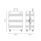 STRAHYD MAX - Maleta Expandible Alto: 75 cm, Largo: 54 cm, Ancho: 31 cm