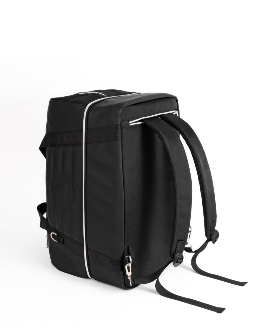 #color_black matte Bolsa de viaje STRAHYD duffle bag negra convertible backpack